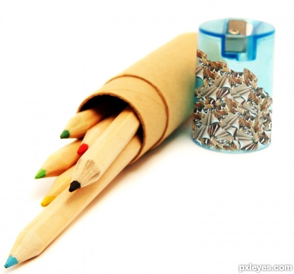 pencil shavings